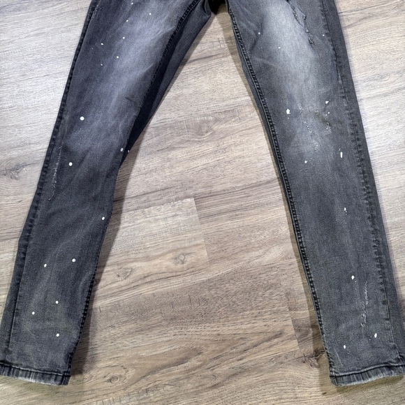 Supply & Demand 32W Stylish Gray Distressed Jeans - Picture 5 of 16